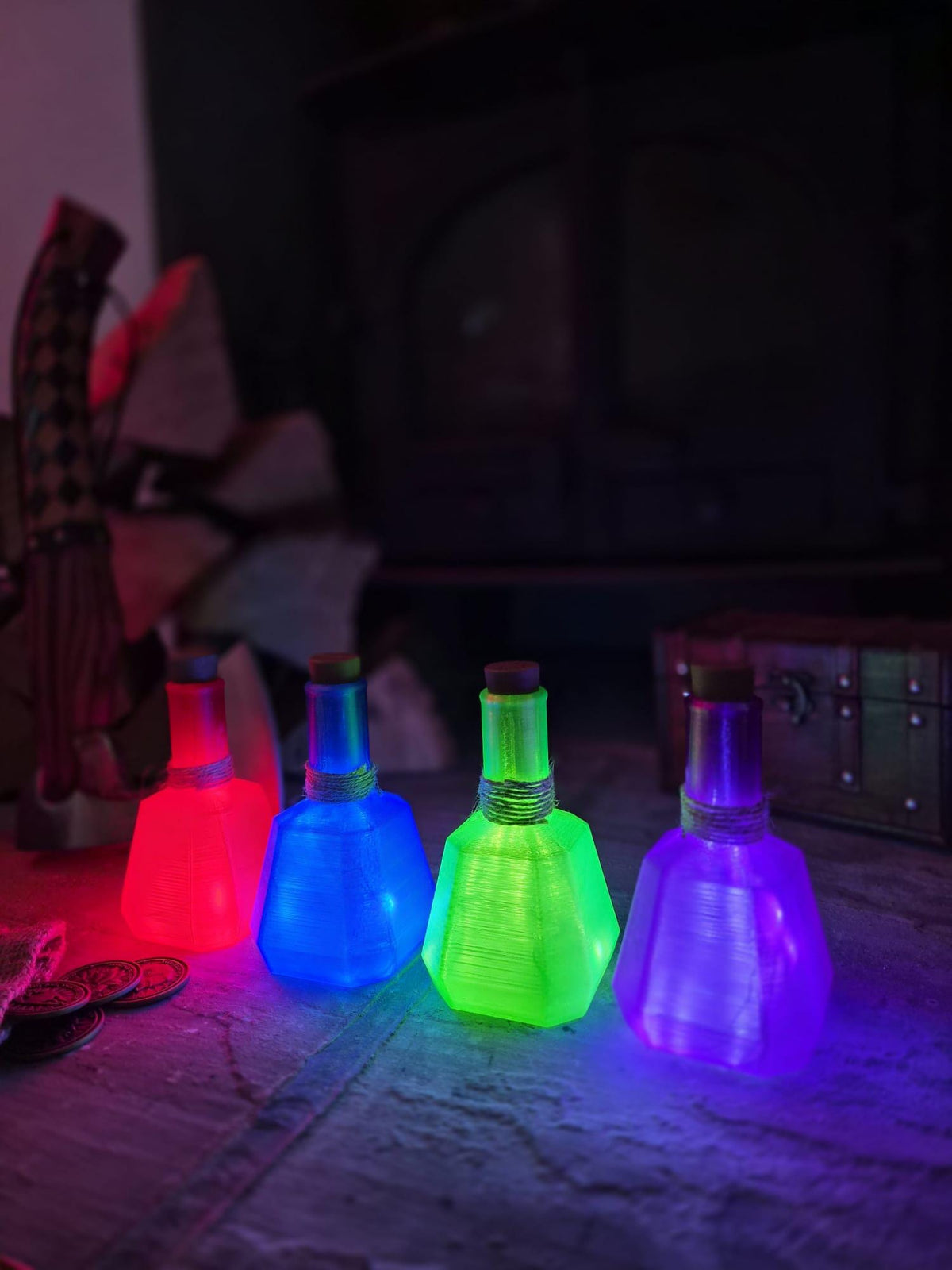 Fantasy Alchemy Potion Bottles
