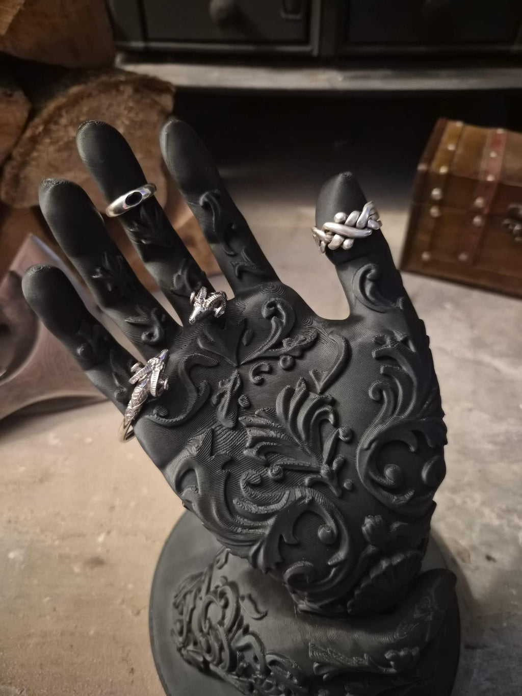 Baroque Gothic Hand Jewelry Display Stand