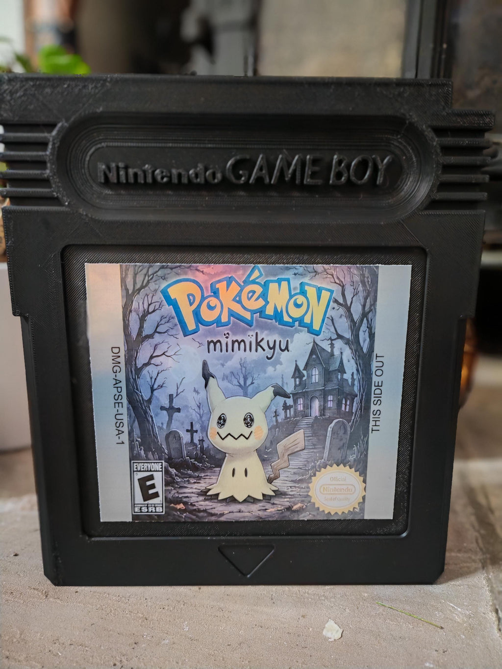 Oversized Pokémon Gameboy Cartridge Wall Art