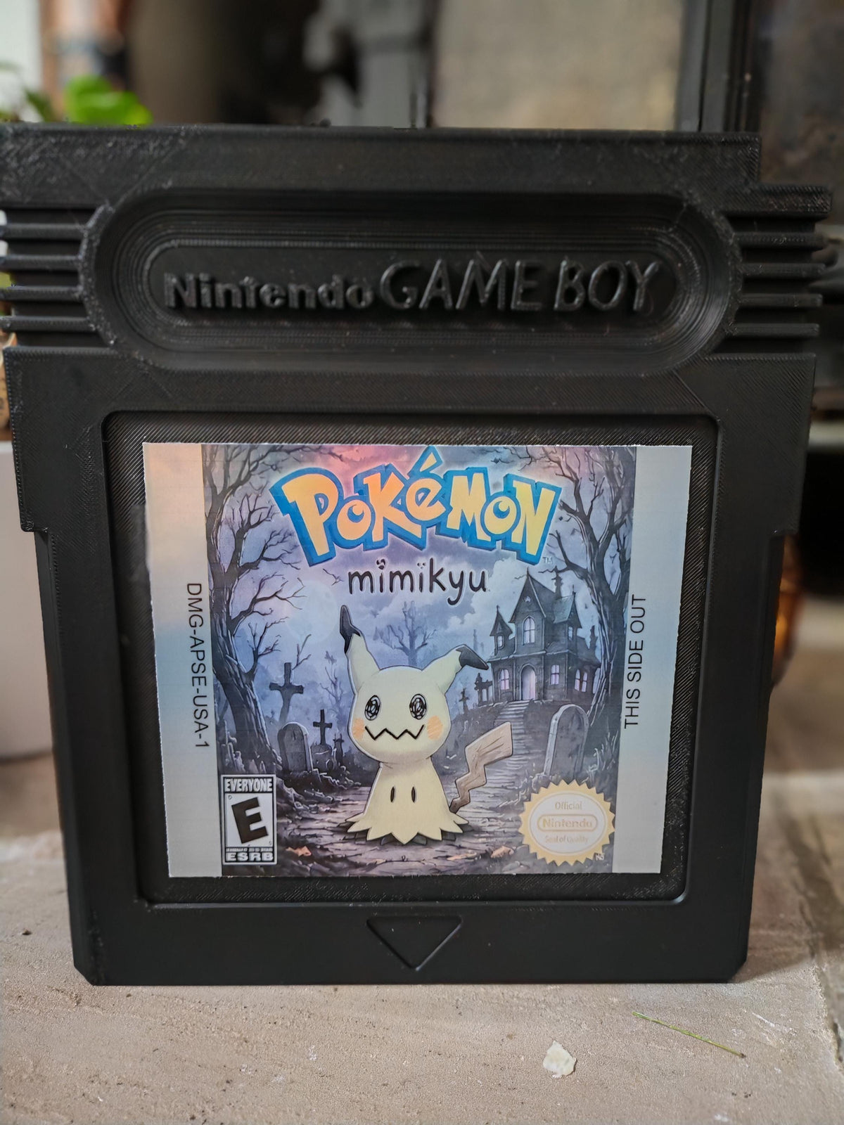 Oversized Pokémon Gameboy Cartridge Wall Art