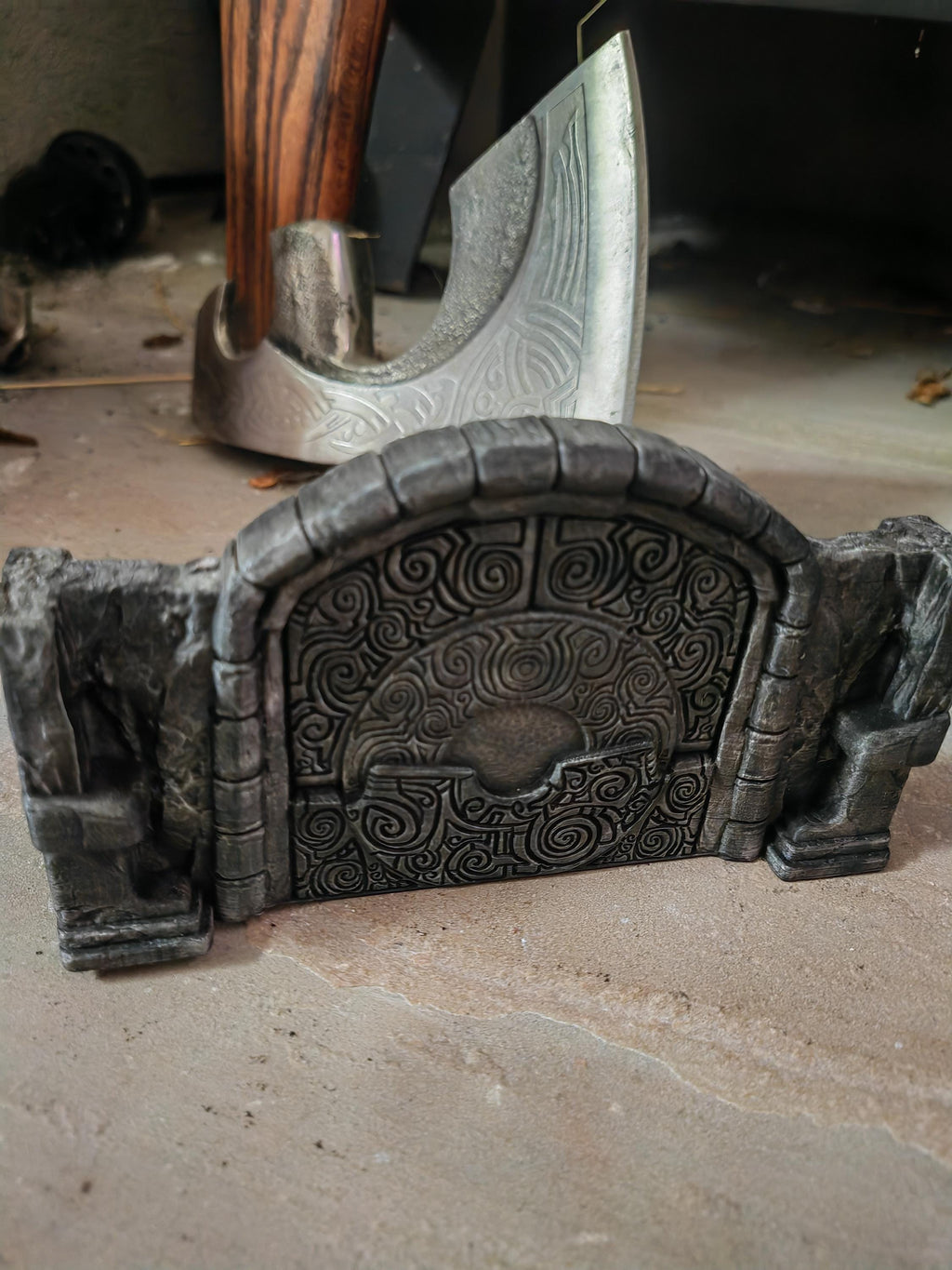 Skyrim Bleak Falls Barrow Golden Claw Puzzle Wall Art