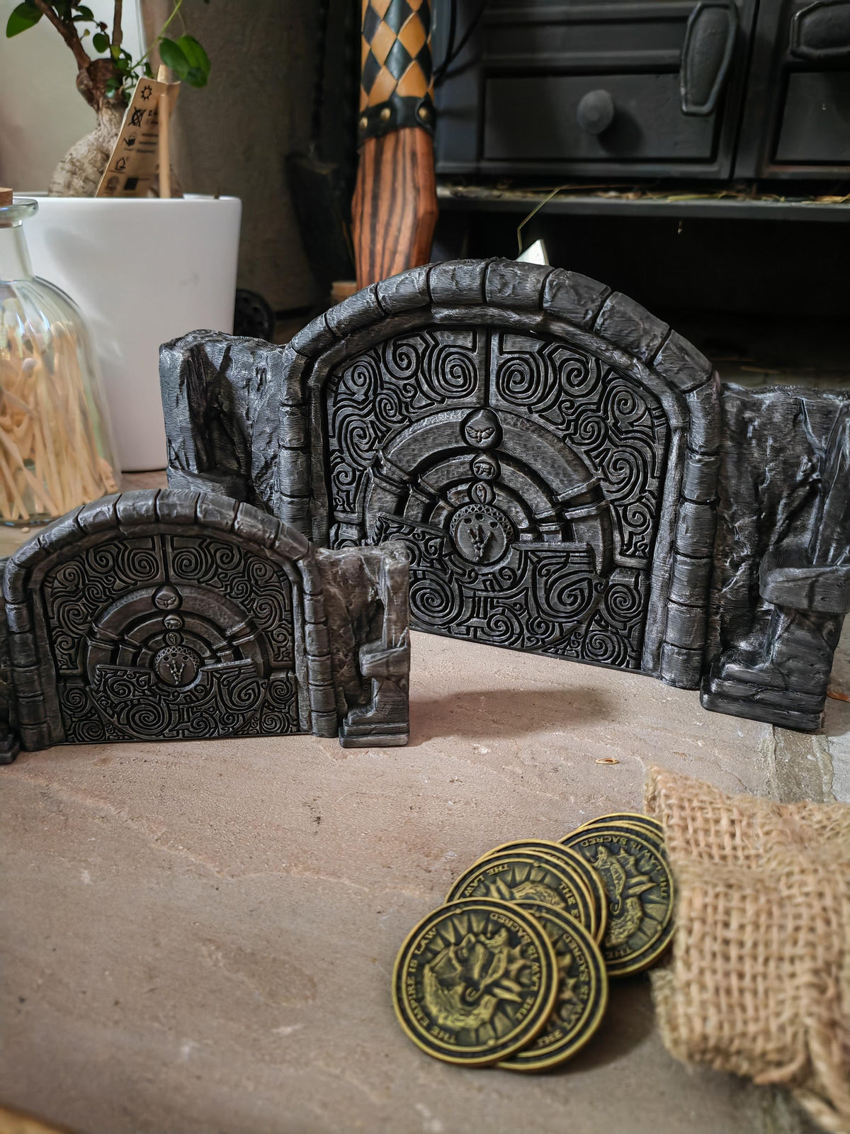 Skyrim Bleak Falls Barrow Golden Claw Puzzle Wall Art