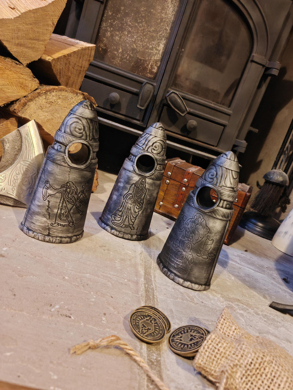 Skyrim Standing Stones Hand Painted