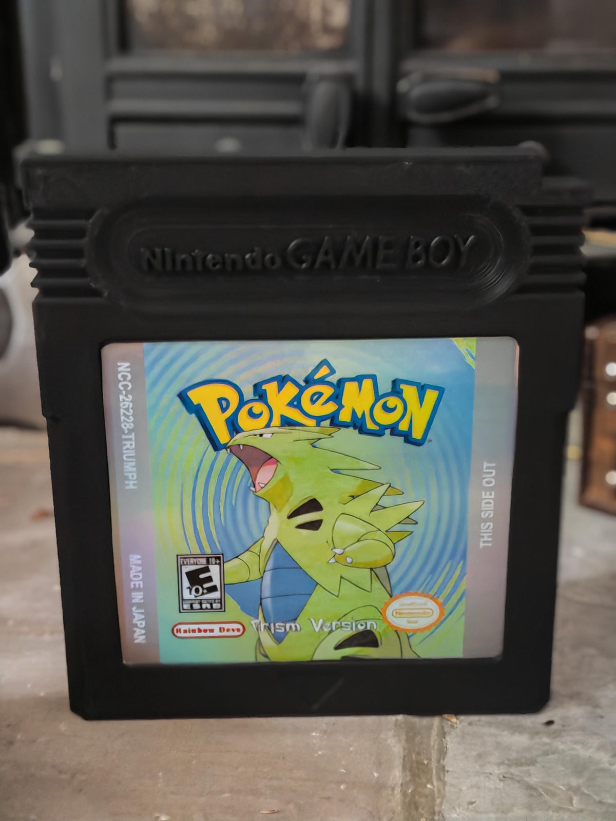 Oversized Pokémon Gameboy Cartridge Wall Art