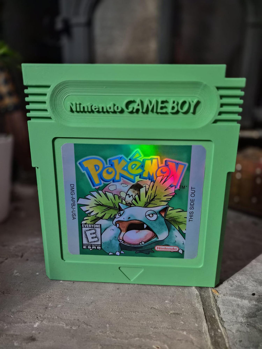 Oversized Pokémon Gameboy Cartridge Wall Art