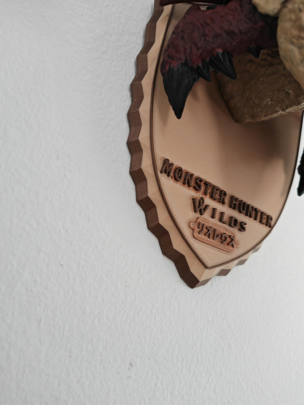 Hand Painted Rathalos Bust with RGB Lighting & Magnetic Base